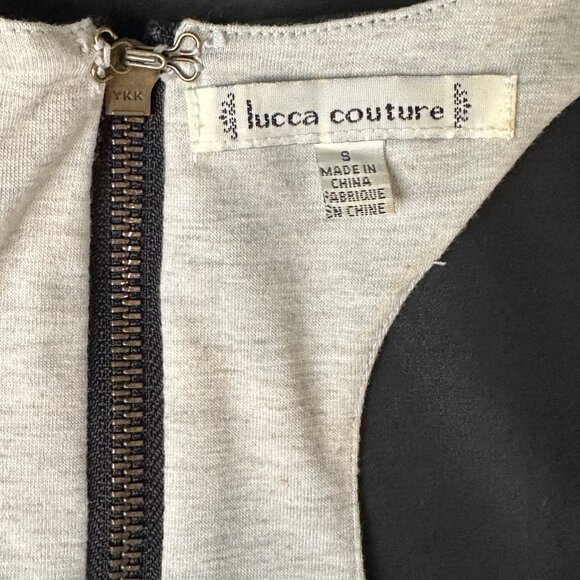 Lucca Couture High-Low Midi Racerback Dress, Black- Size Small - Picture 8 of 10